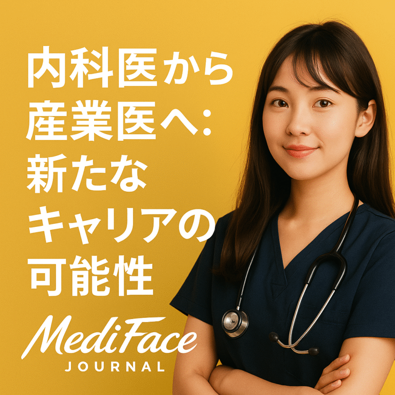 【決定版】内科医×産業医のキャリア戦略：精神科領域をカバーしつつ、生活習慣病とAI活用で「人的資本の寿命」を延ばす3つの必須スキル