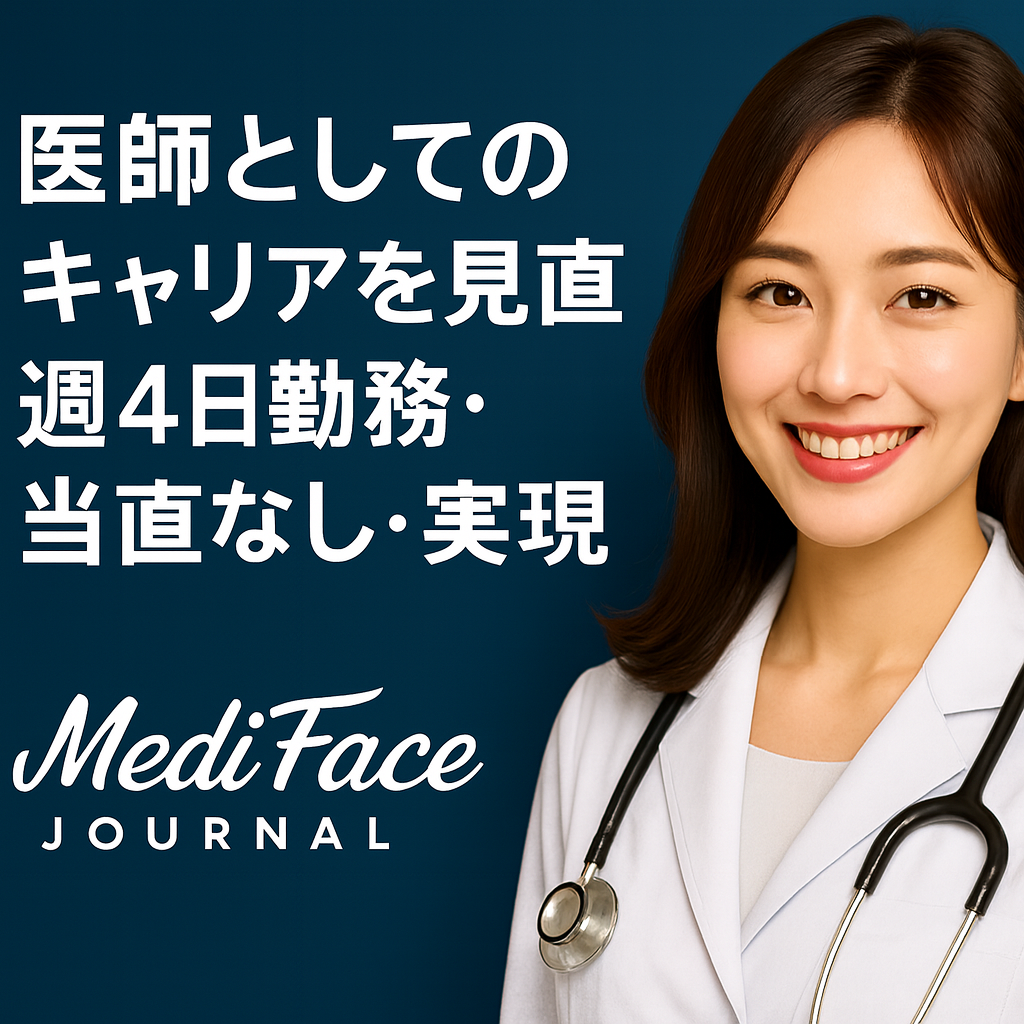 医師が「週4日勤務」「当直なし」を叶える転職戦略