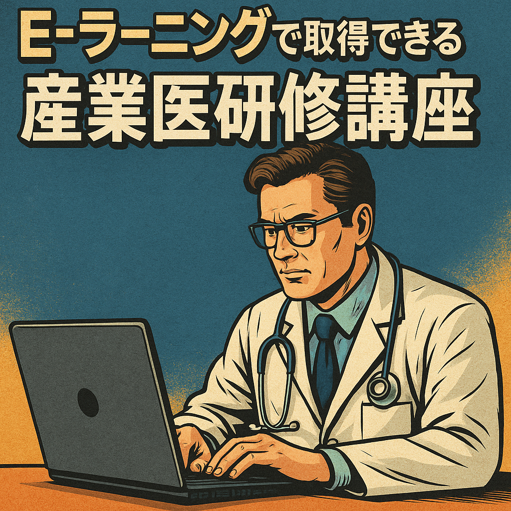【決定版】Eラーニングで取得できる産業医研修ガイド：2025年の法改正とDXに対応した、時間と場所を選ばない「効率的キャリア」の築き方
