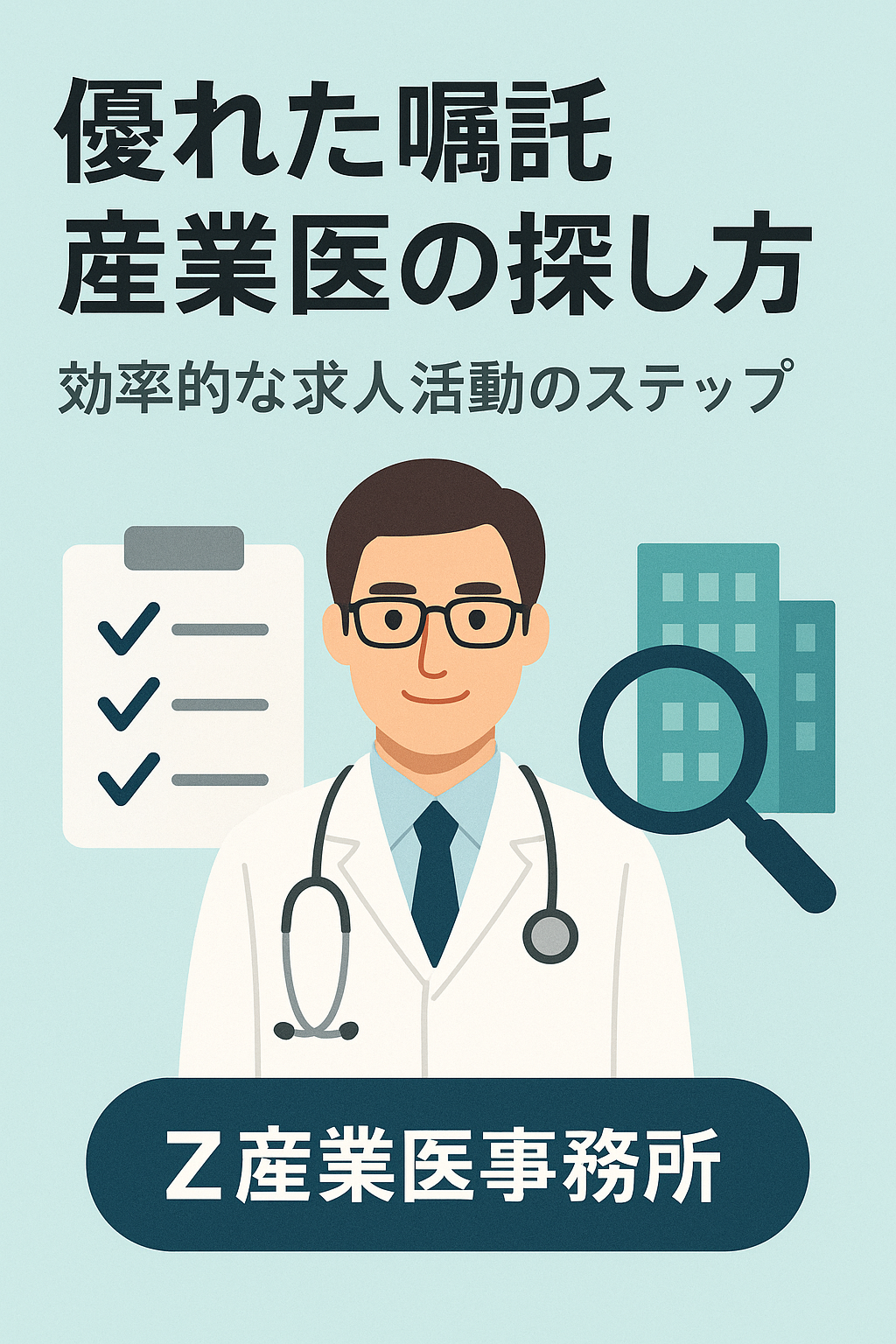 【2025最新】嘱託産業医の求人検索完全ガイド：精神科・内科の専門性を活かし、週1〜月1勤務で最大リターンを得るためのポートフォリオ戦略