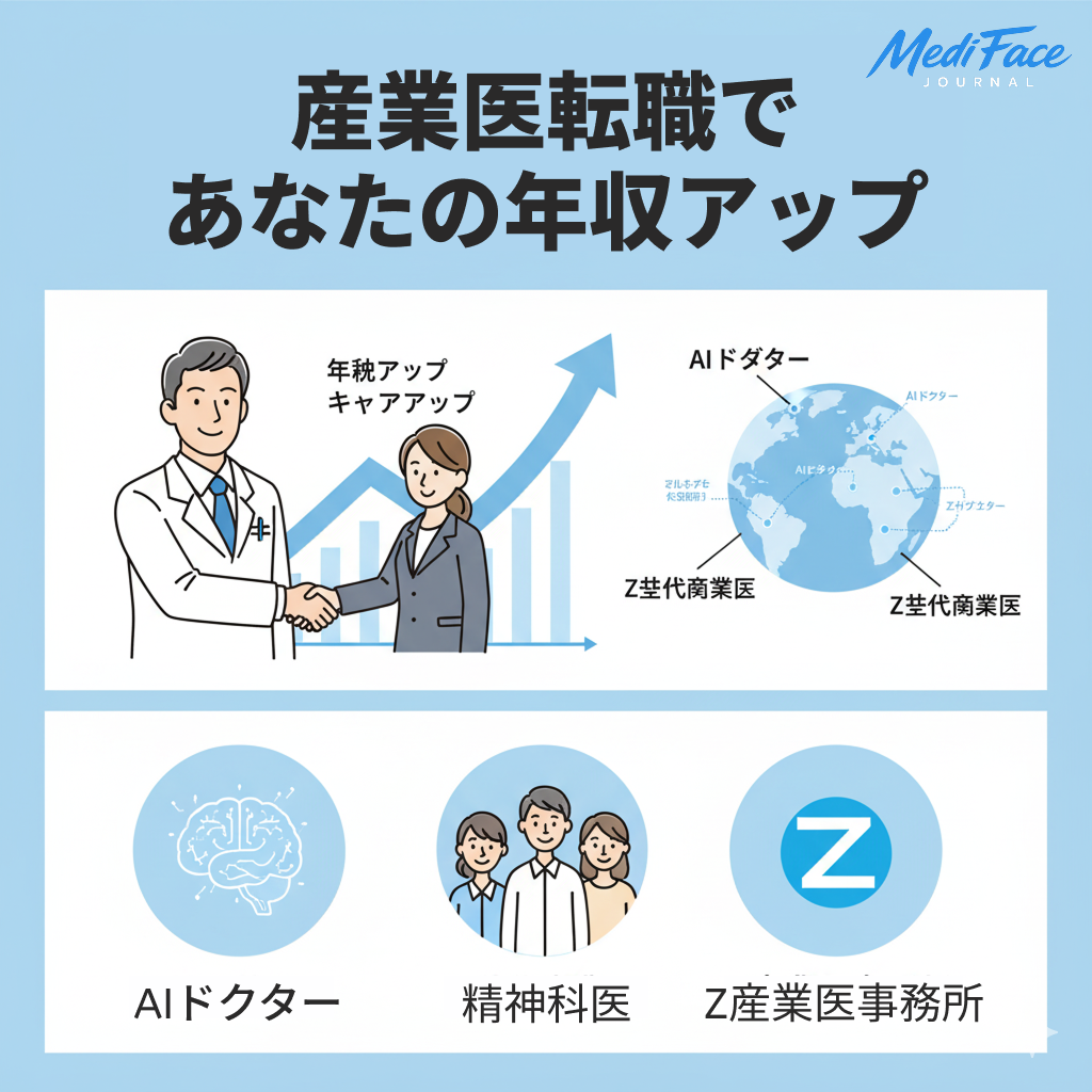 【2025年最新】産業医転職で年収3,000万を狙う戦略的キャリア論：単なる「医師」から、AIと組織を操る「経営パートナー」への転身
