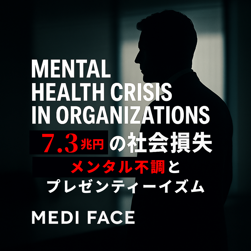 こころの不調による「7.3兆円」の社会損失──企業が避けて通れない健康経営の真実──メンタル不調の早期介入と予防
